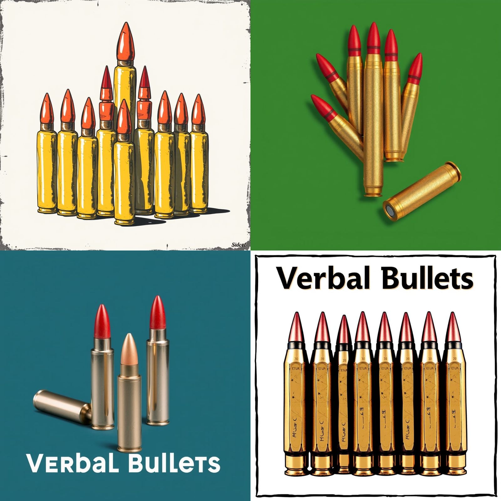 Abstract Visualization of Verbal Bullets Concept
