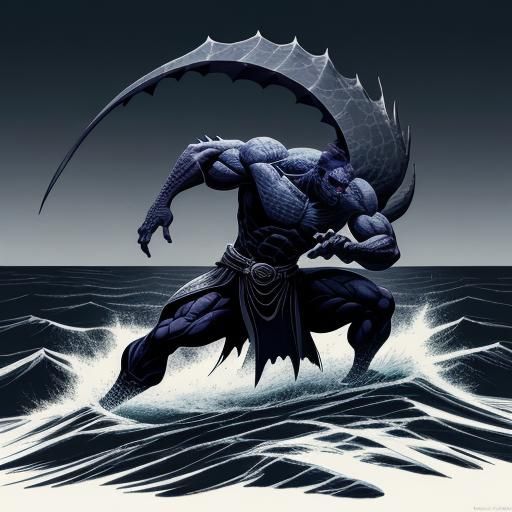 A small mosaic of a drake. The predominant color is dark blue-violet.