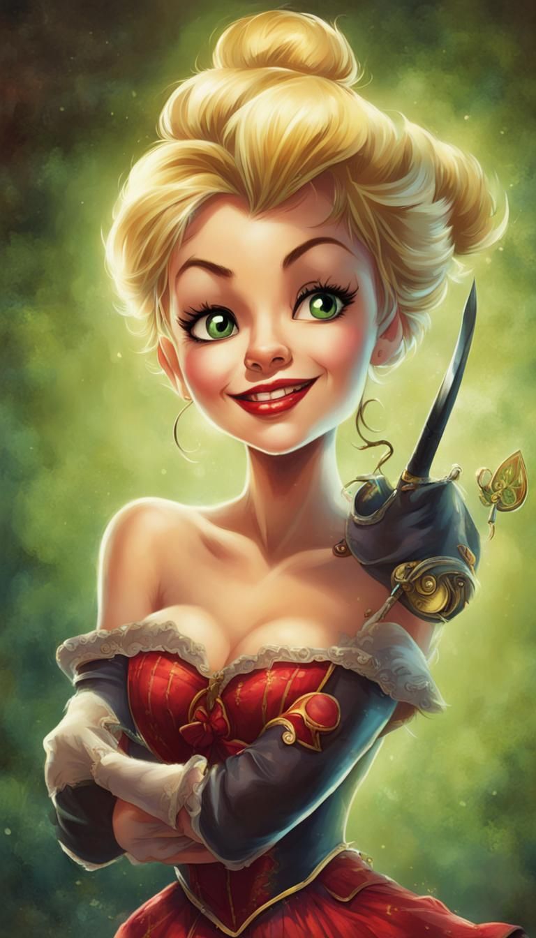 Tinkerbell Reimagined as Captain Hook
