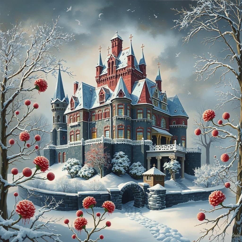 Uncanny Surreal Image Generated by AI