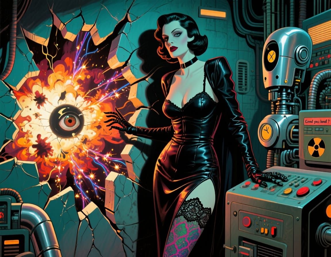 film noir Metropolis by Fritz Lang creepy  supervillain femm...