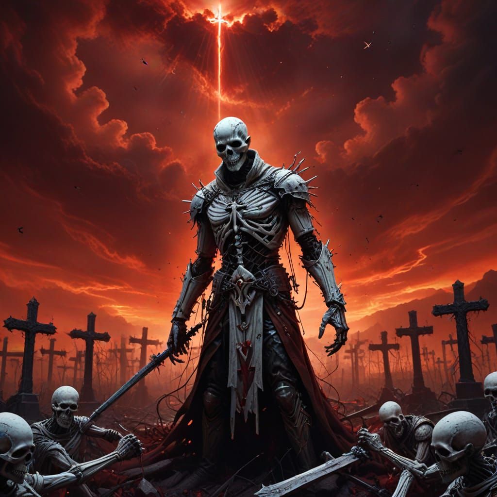 Master of Puppets Graveyard Album Cover Art