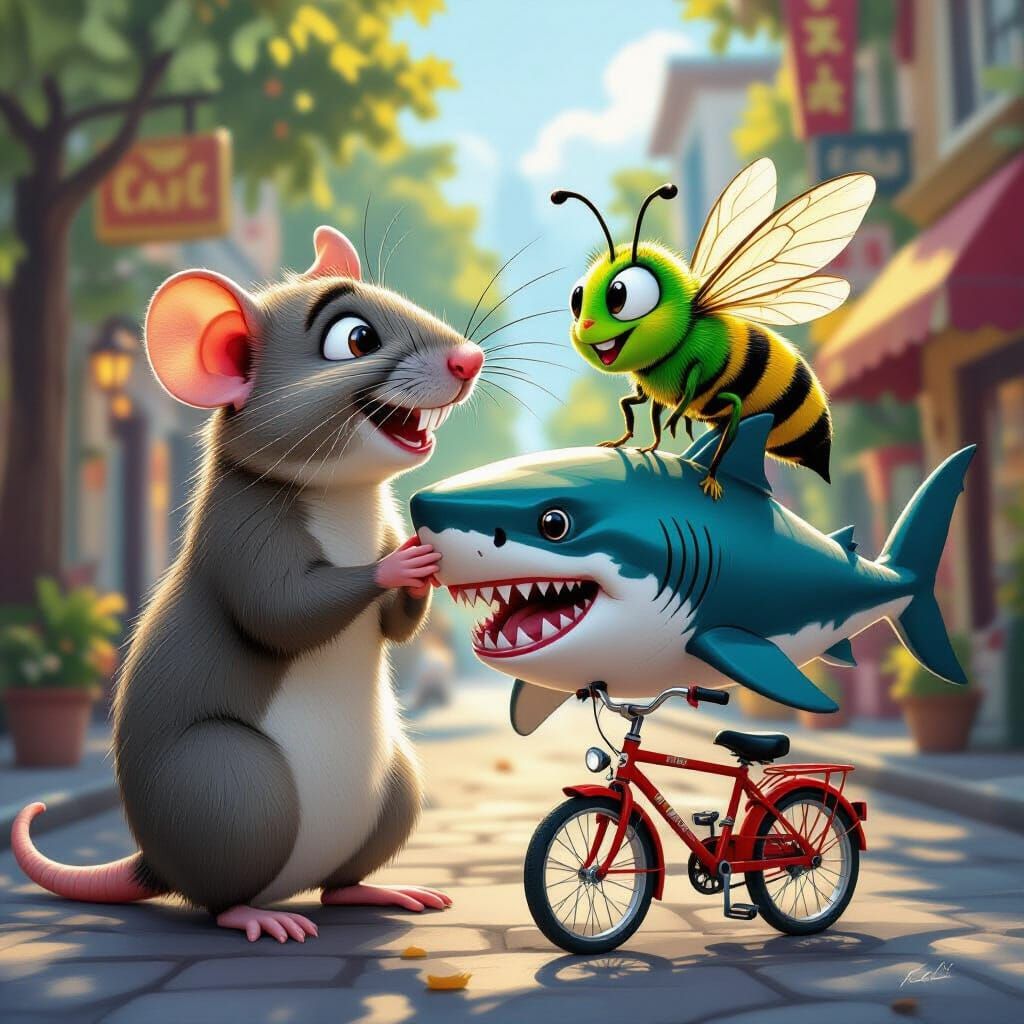 Cartoon Rat Dances Salsa With Liza Minnelli and Buster Keato...