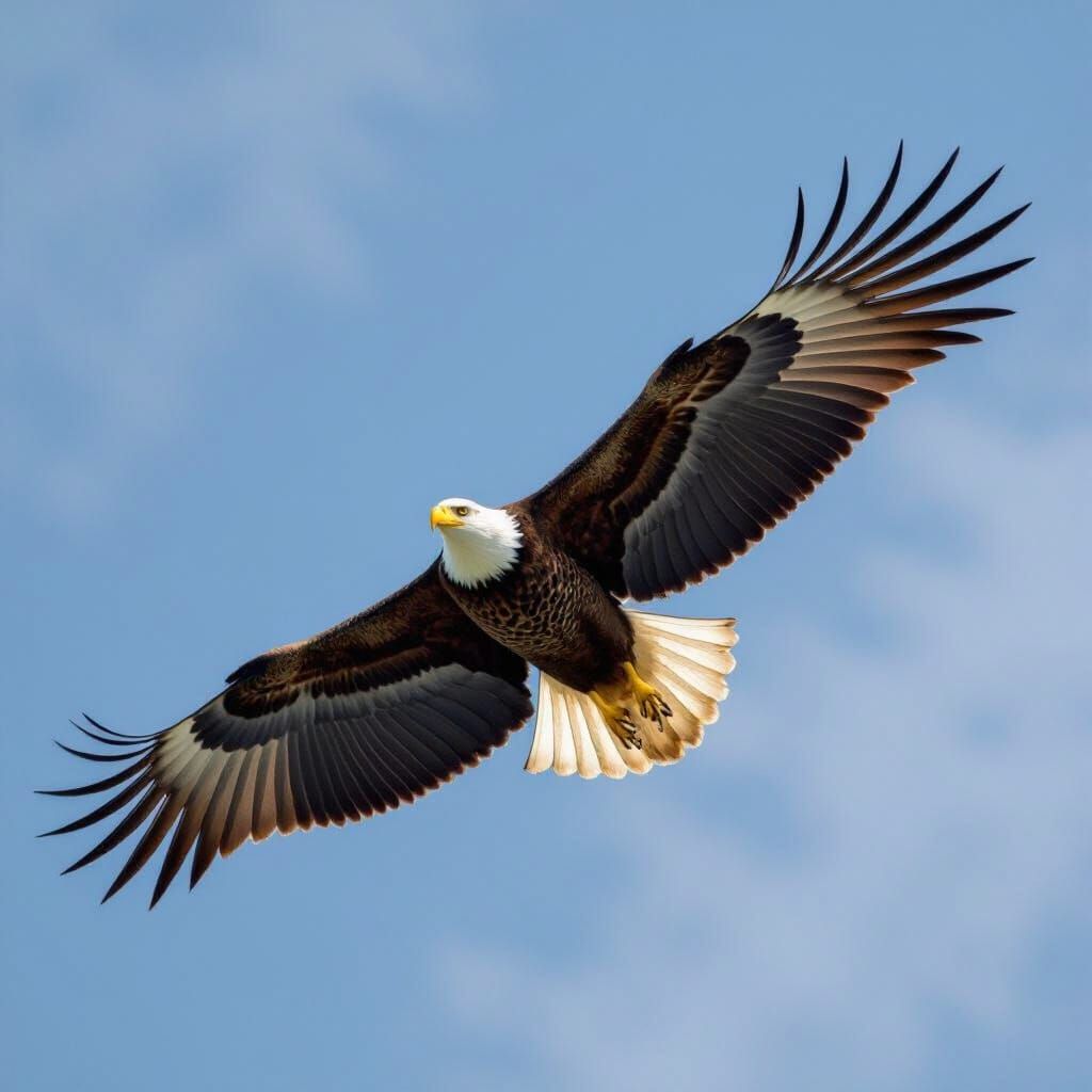 Eagle Soaring High: A Symbol of Freedom
