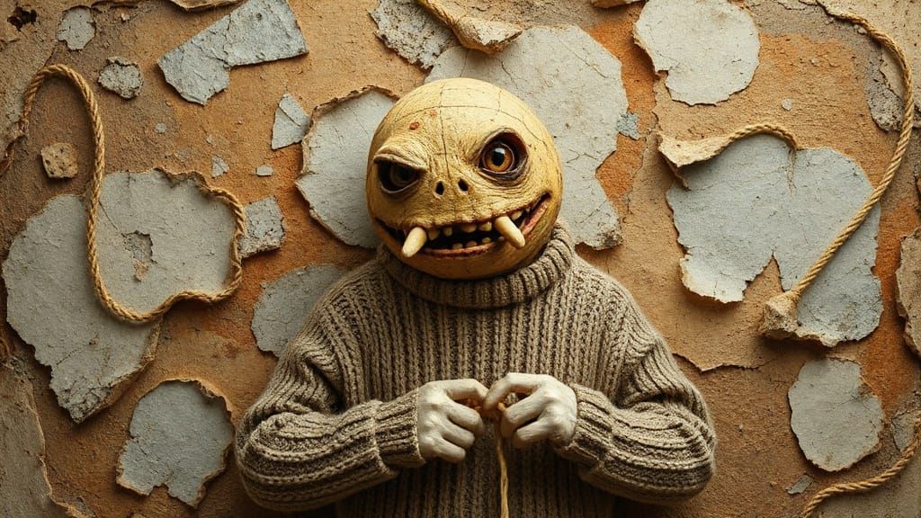 Yarn Monster Knitting: A Pop Surrealist Vision