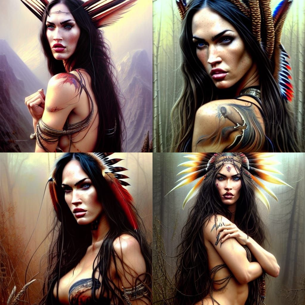 Megan Fox as Indiana Jones: Hyperrealistic Portrait