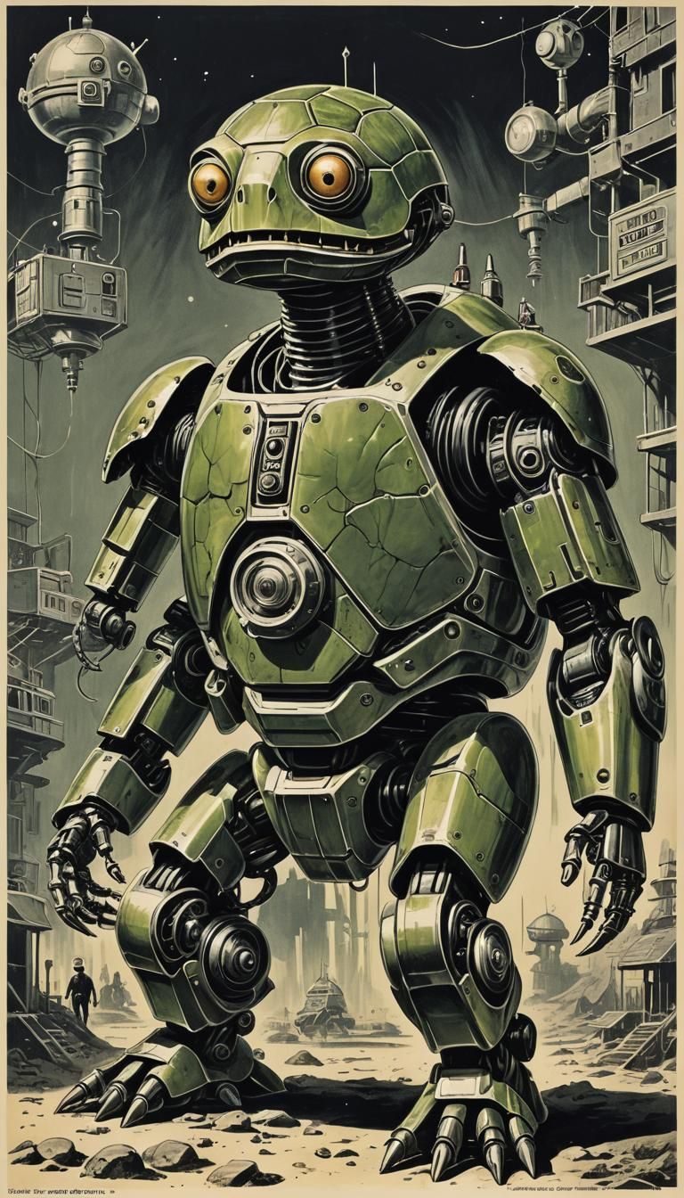 The robot turtle cyborg 🐢