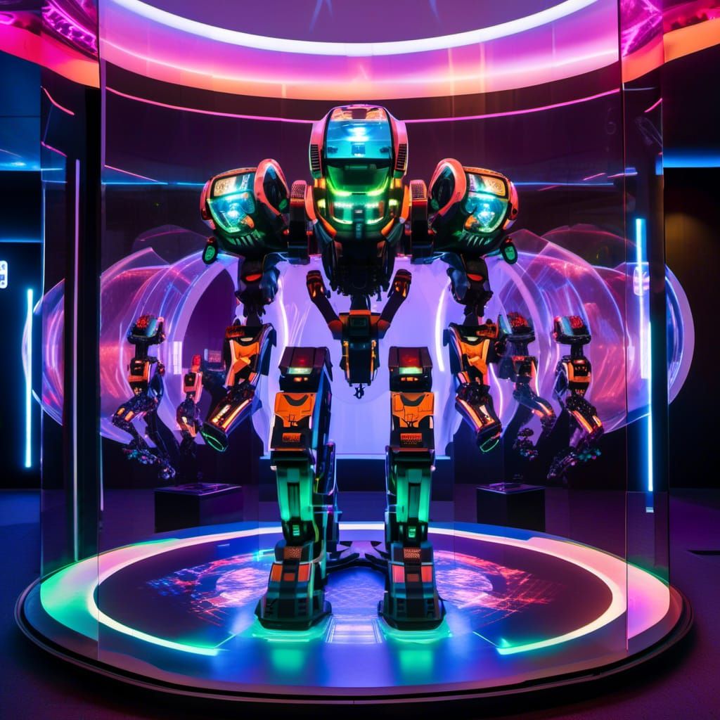 A control circular disc shaped pod, 35% transparent LED lit ...