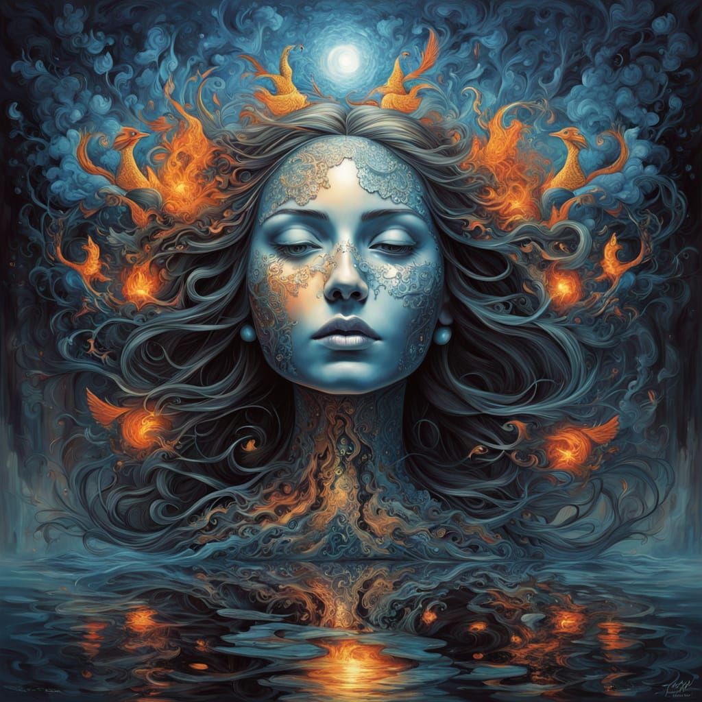 Surreal Dreamscapes in Impasto Oil Painting