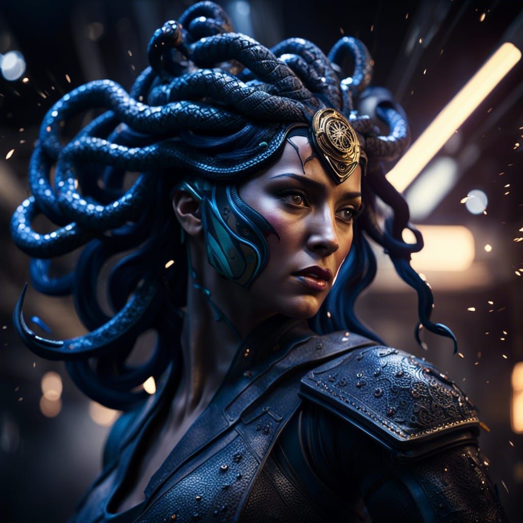 Medusa Strikes: Sci-Fi Diorama in Photorealistic Detail