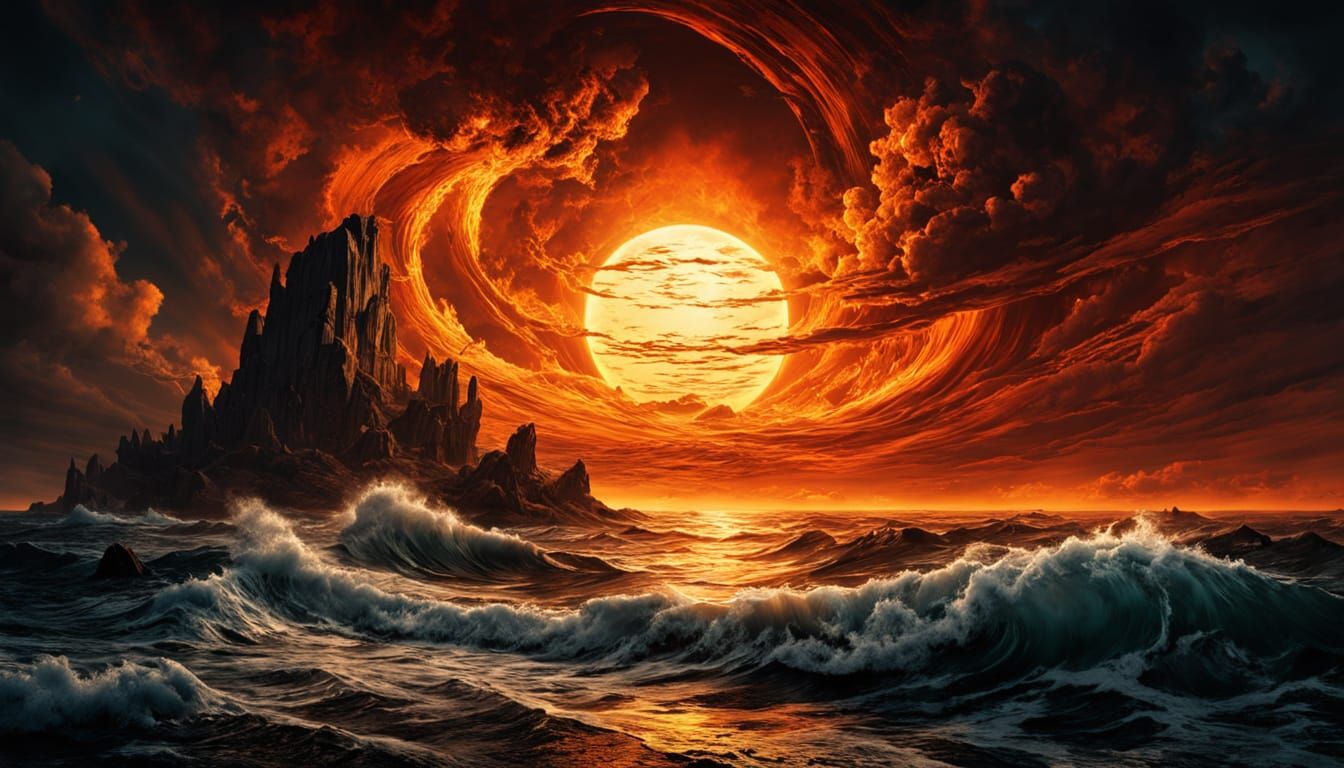 An Apocalyptic Sunset