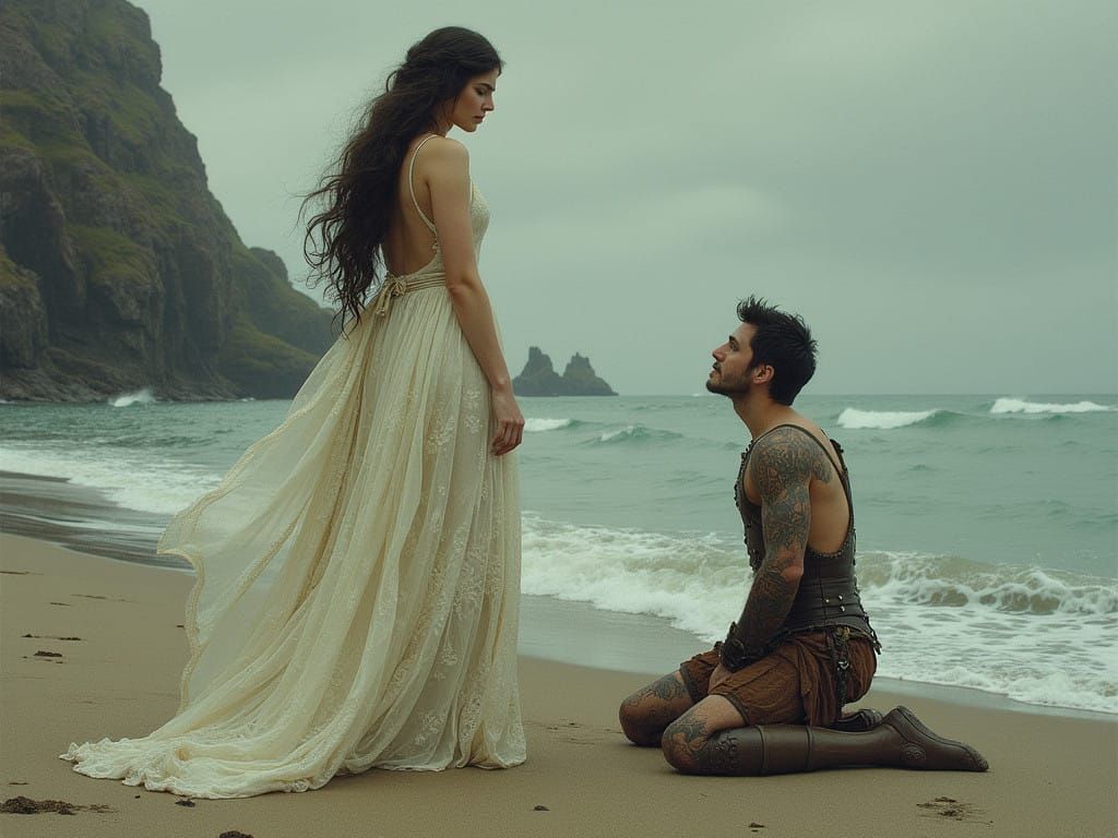 Norse Goddess Reigns Supreme on Enchanted Beach