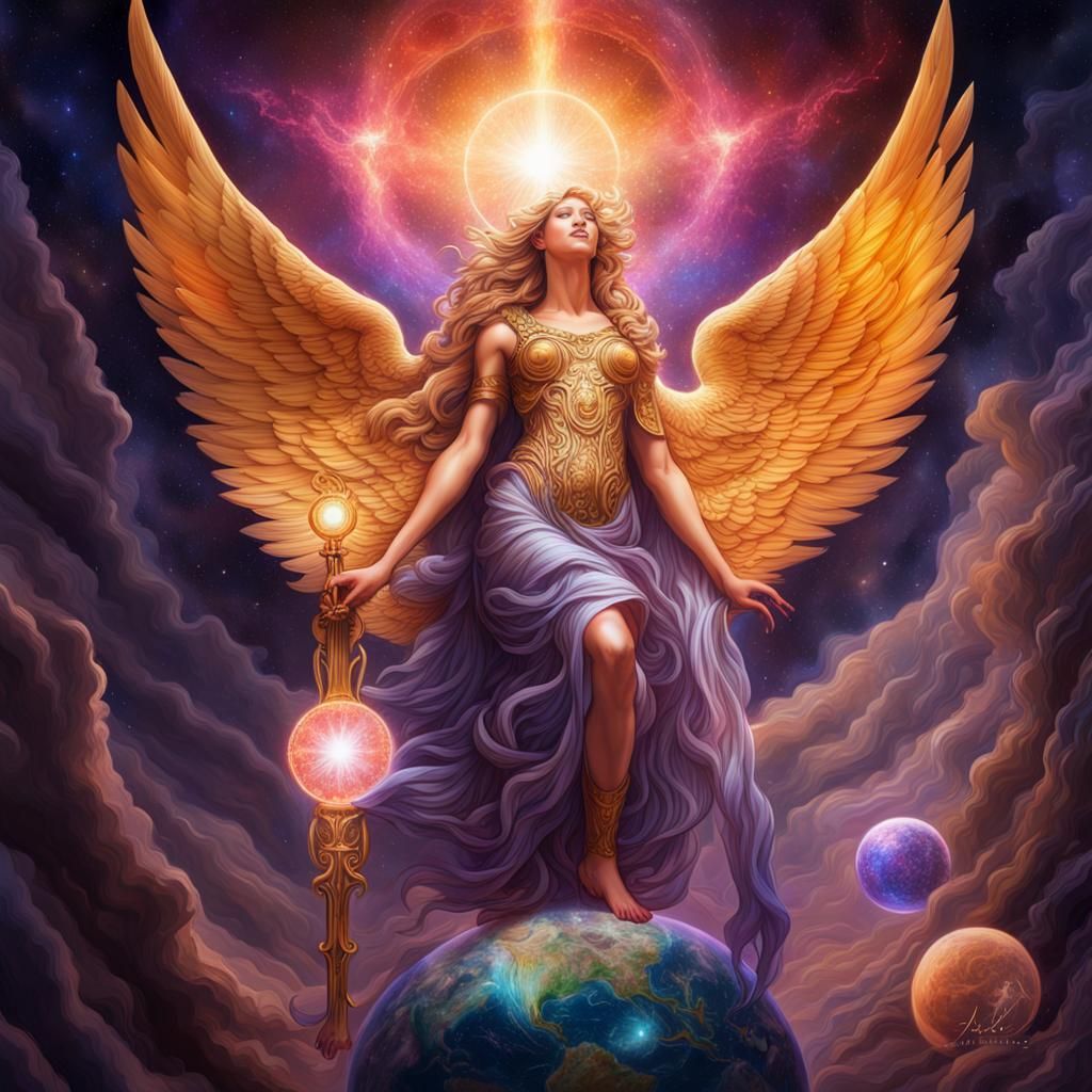 Bethor: Holographic Astral Art of Jupiter's Spirit