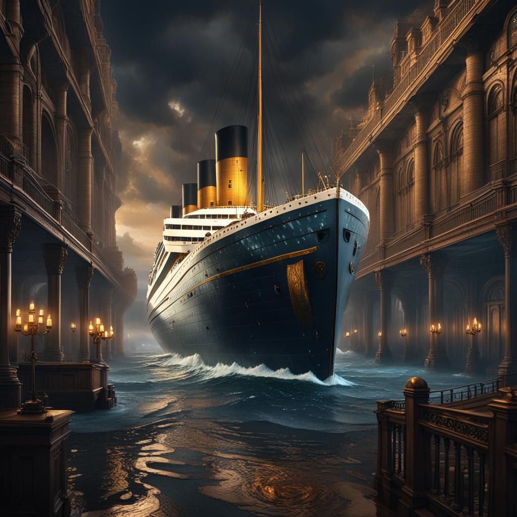 Titanic: Detailed Matte Painting in Unreal Engine 5