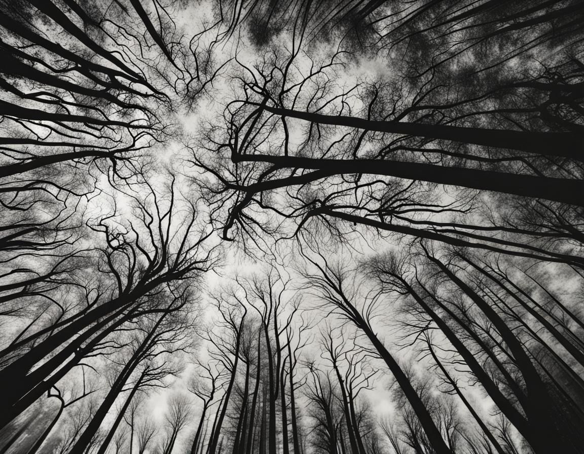 Dark Evil Forest Concept Art in 8k Resolution