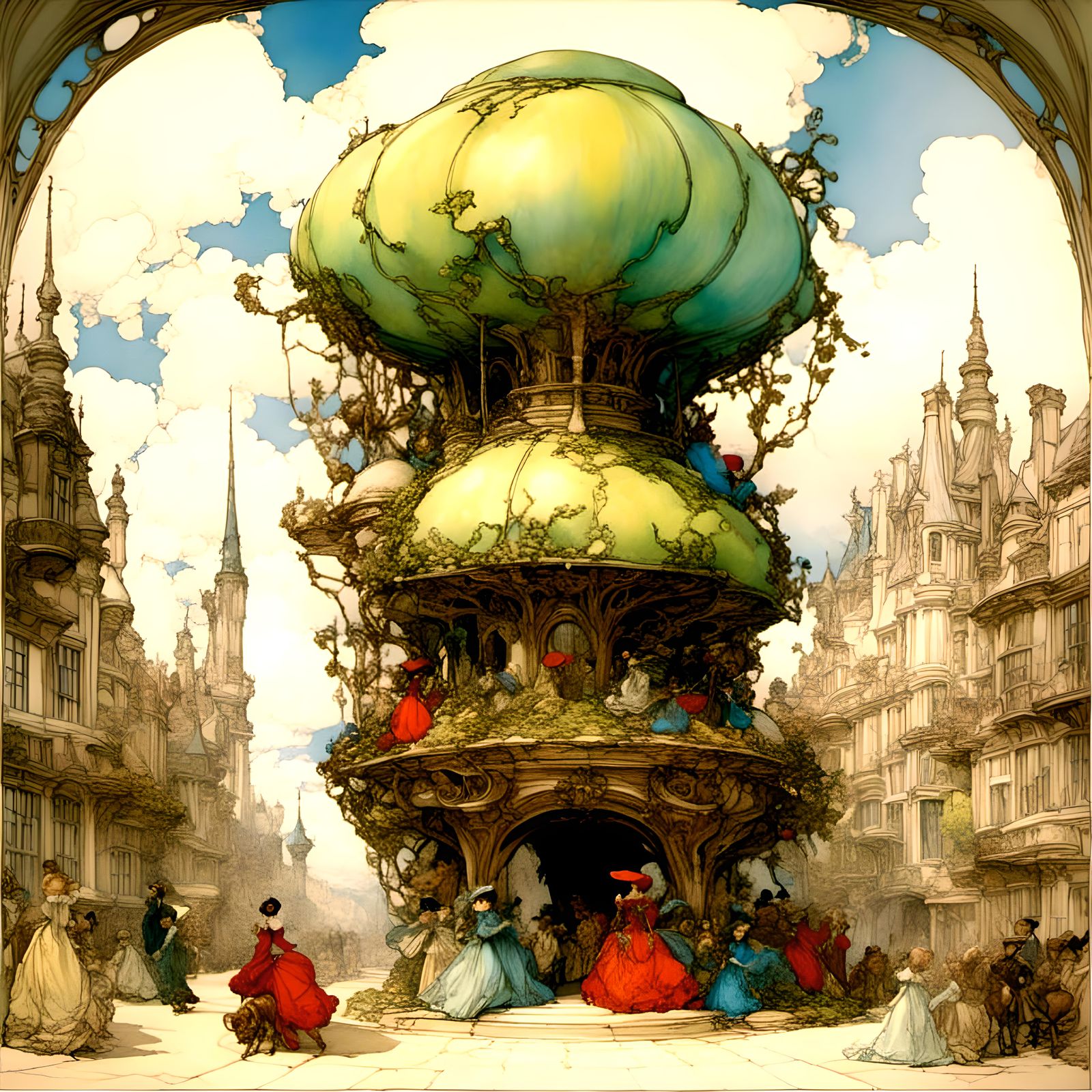 <lora:Victorian Fairies 1:1.0> by anish kapoor