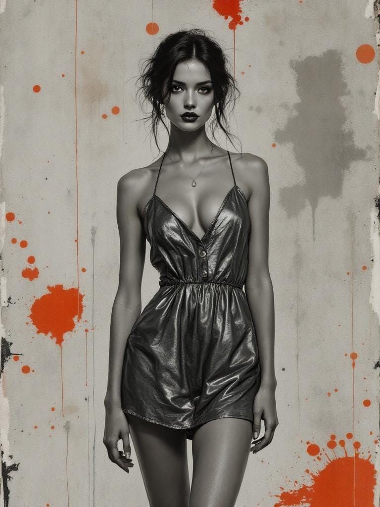 Swedish Pin-Up in Banksy and Penn Style