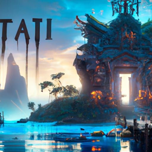 Fantastical Matte Painting in Deep Color