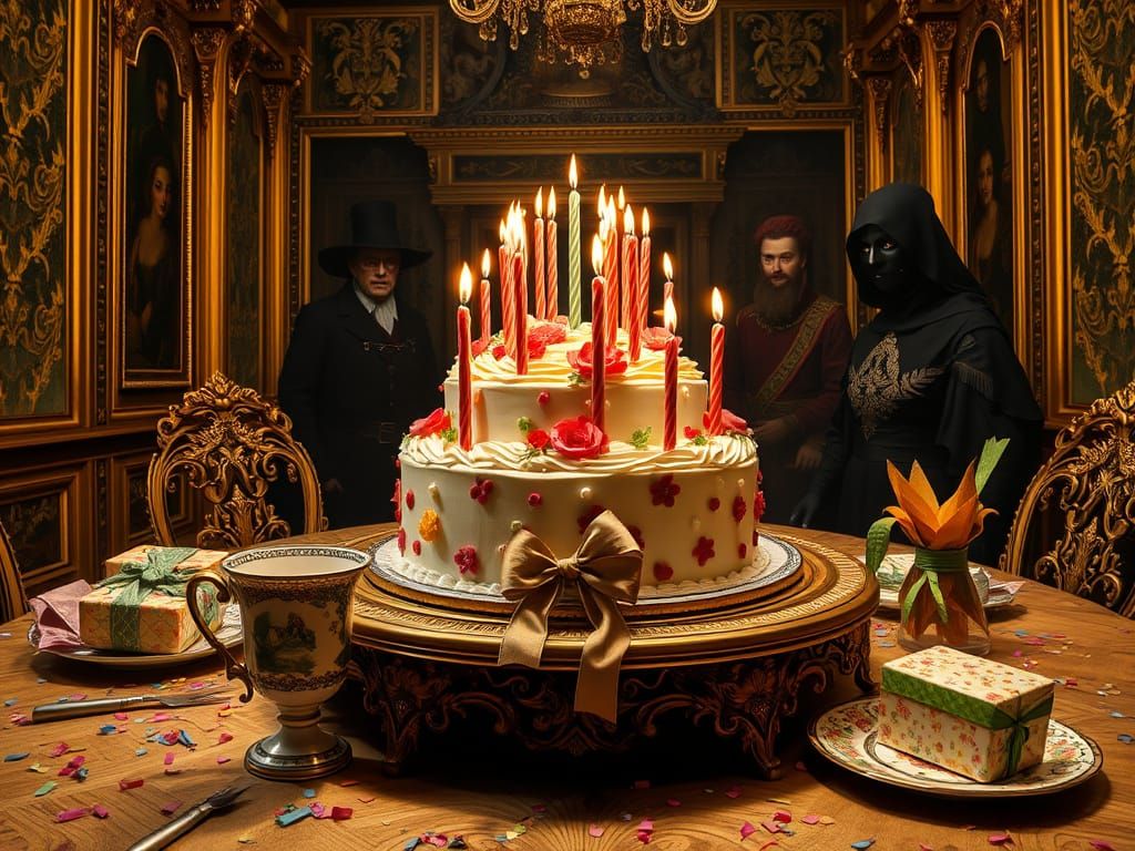 Luxurious Birthday Celebration in Baroque Style