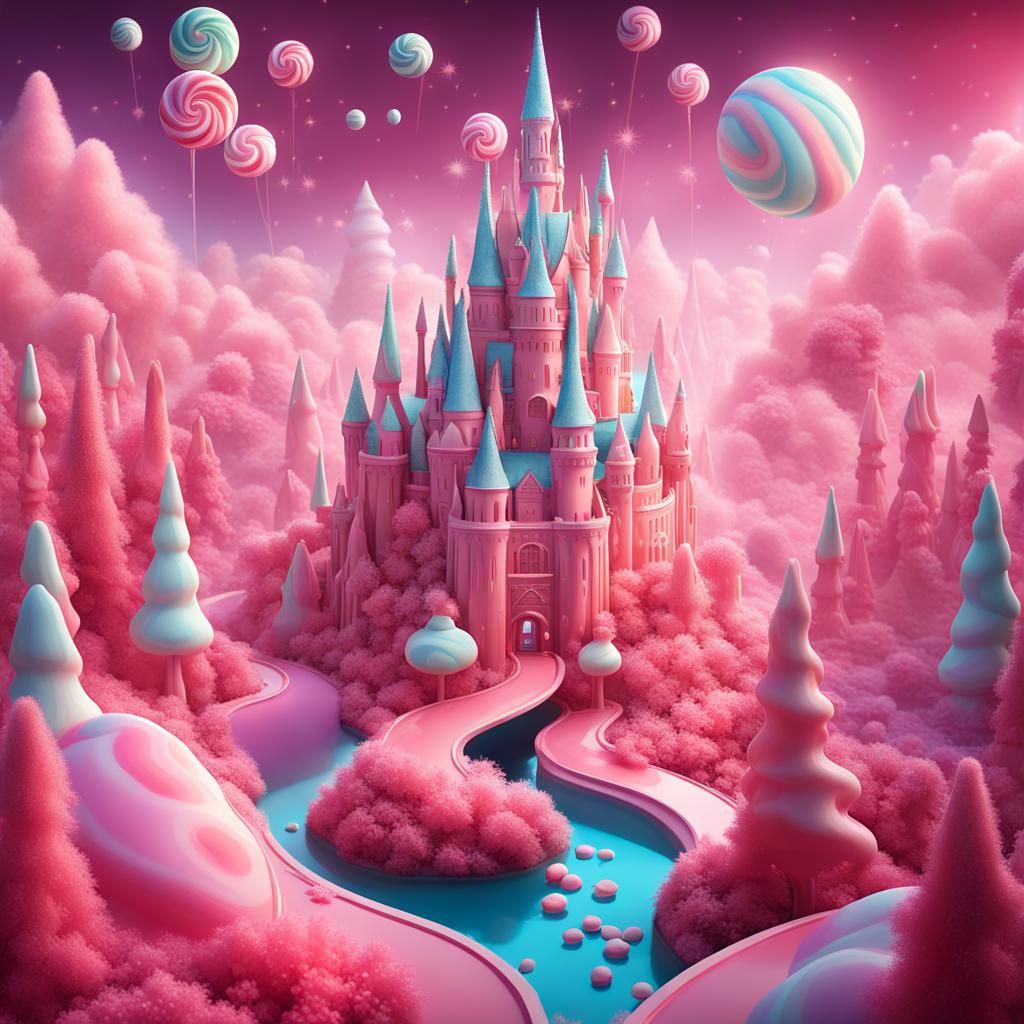 Candy castle in Candyland