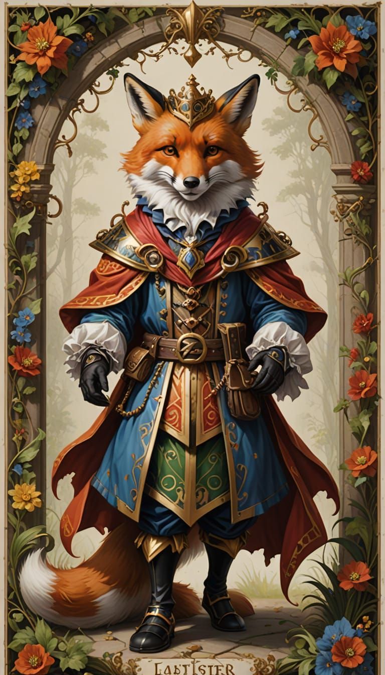 Whimsical Fox Jester