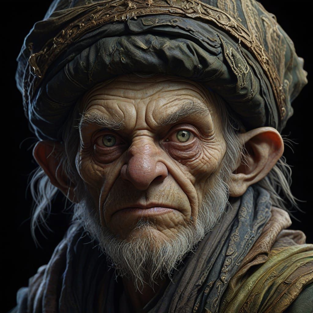 Goblin Warlock in Muted Colors