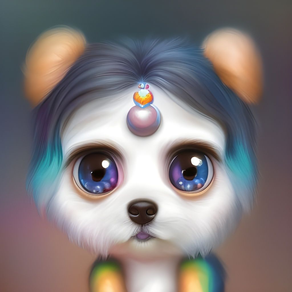 🌈Cute Rainbow Puppy🌈