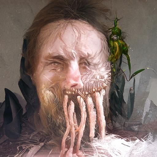 Cursed Asmongold Cactus with Massive Teeth