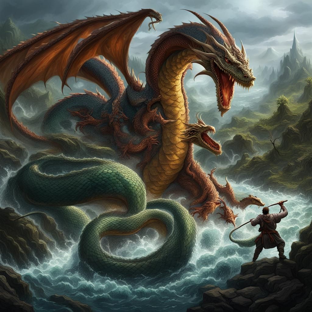 A Scene from 'The Brothers Lionheart' by A. Lindgren