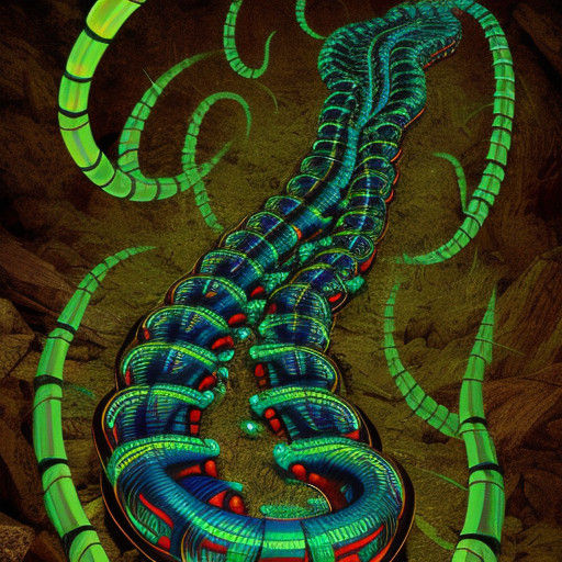 Mystical Dmt Centipede Emerges