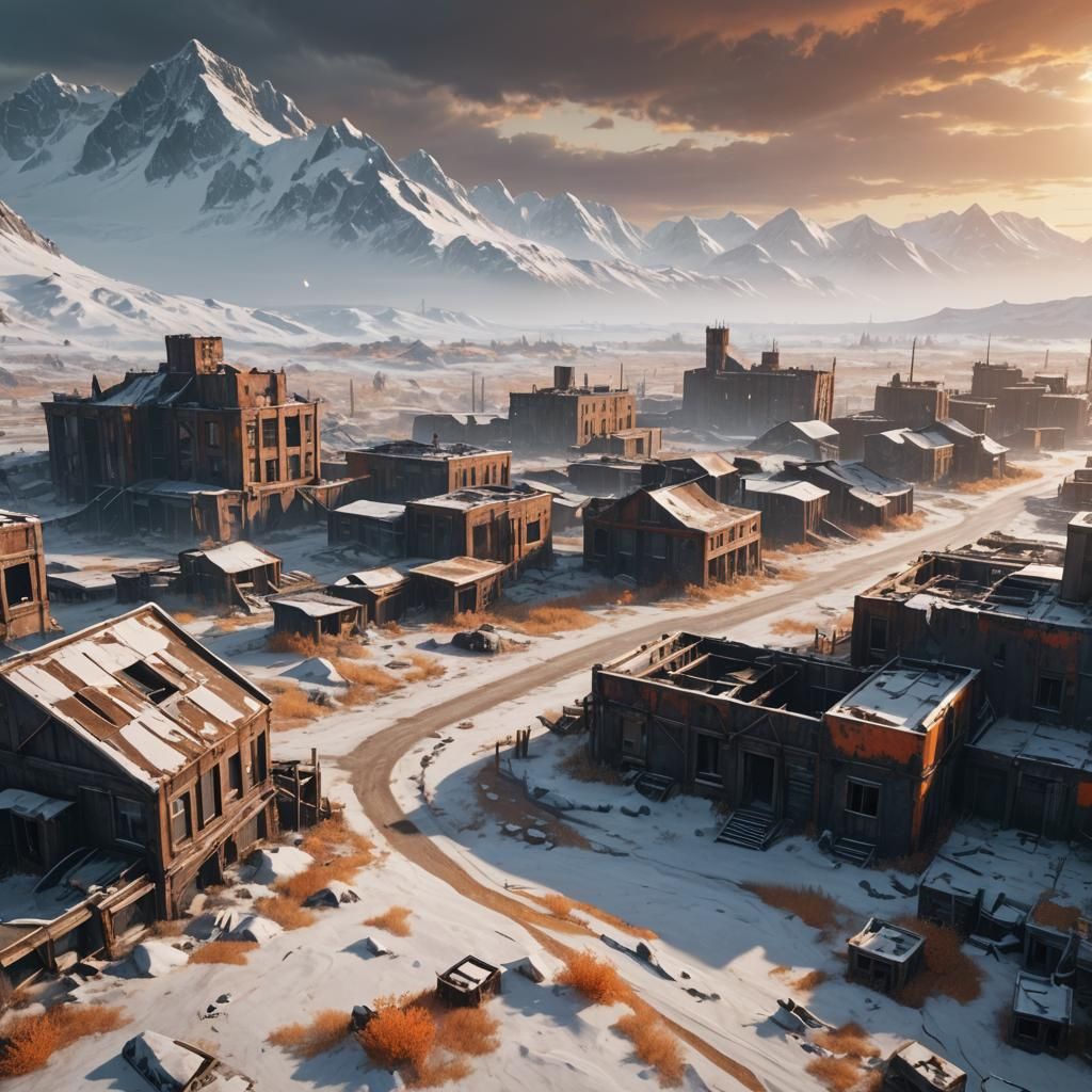 Post-Apocalyptic Alaskan Wasteland in Cinematic 3D