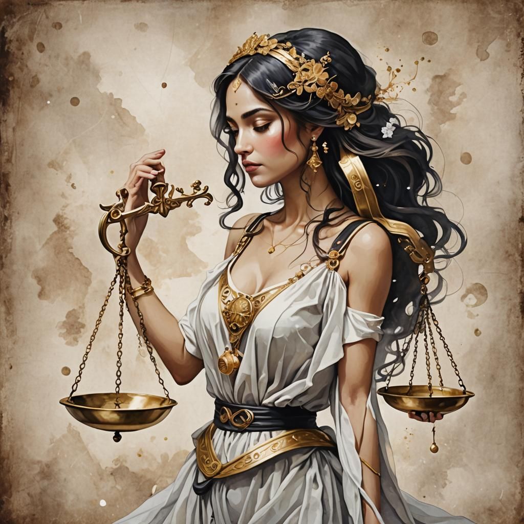 AI Image of a Libra Woman