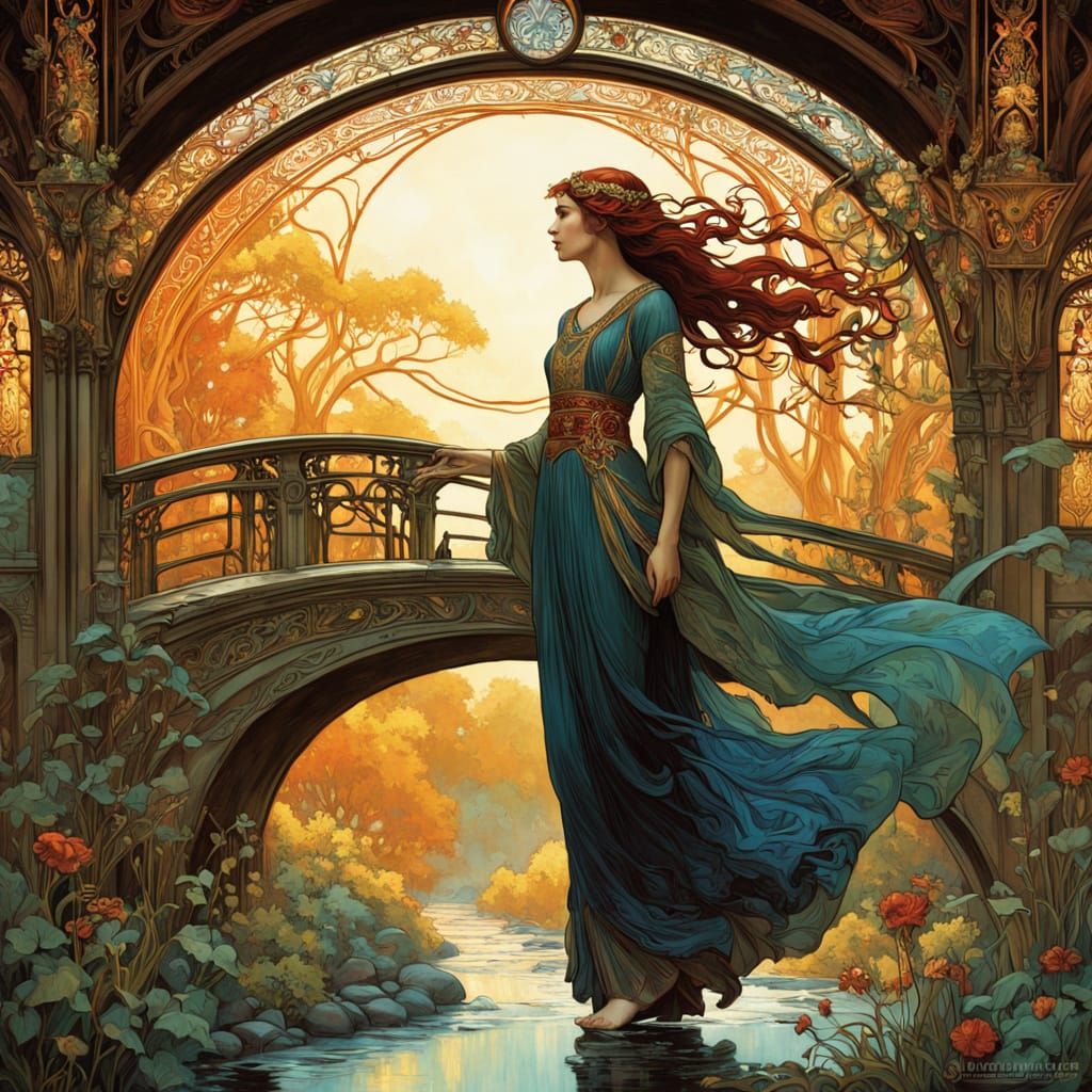 Elegant Bridge in a Forgotten Land