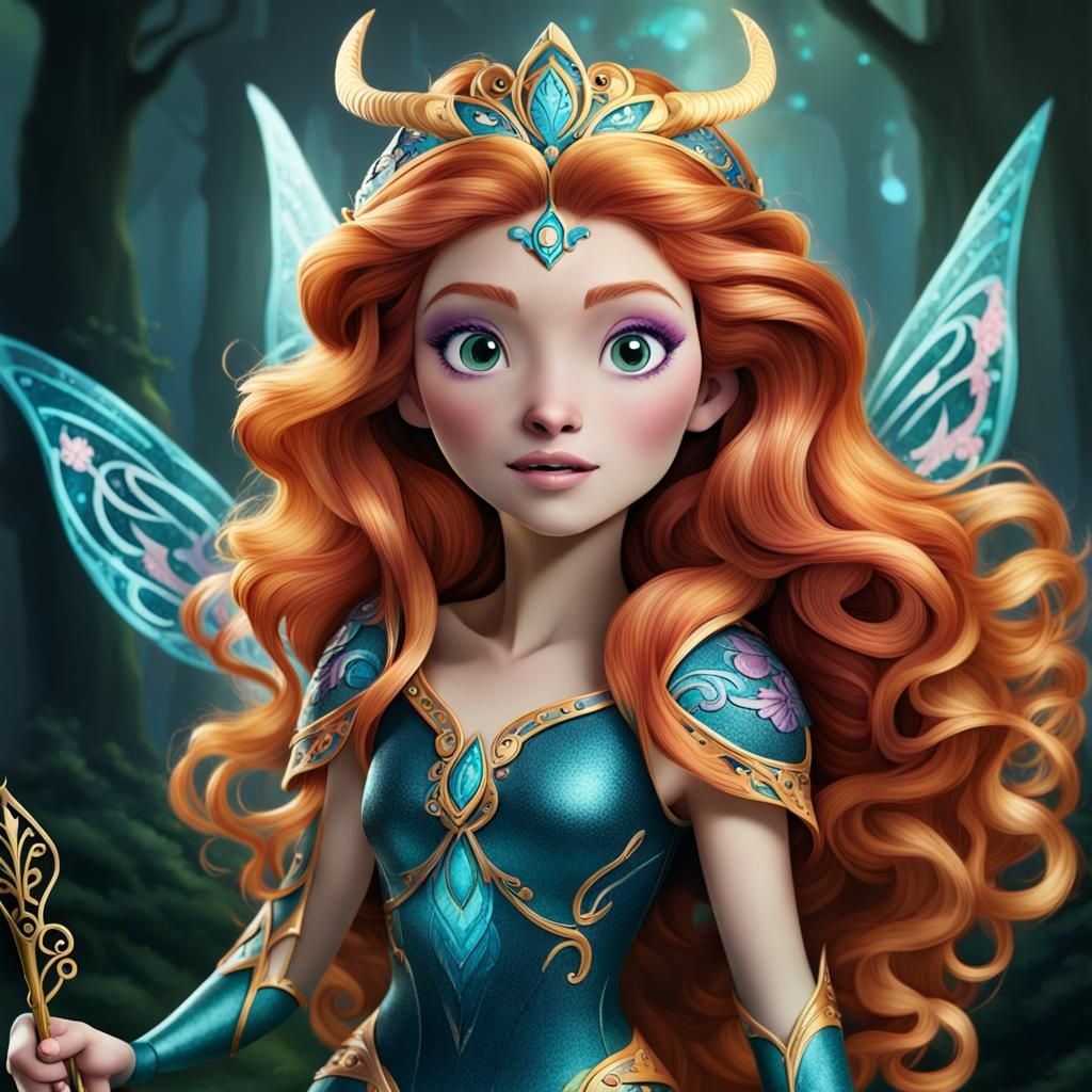 Merida in Enchantix Form