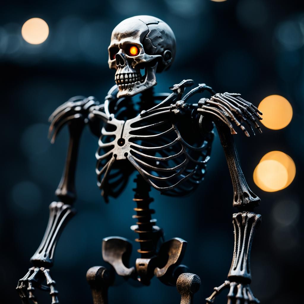 Dark Skeleton Dreadnought in Professional Photography