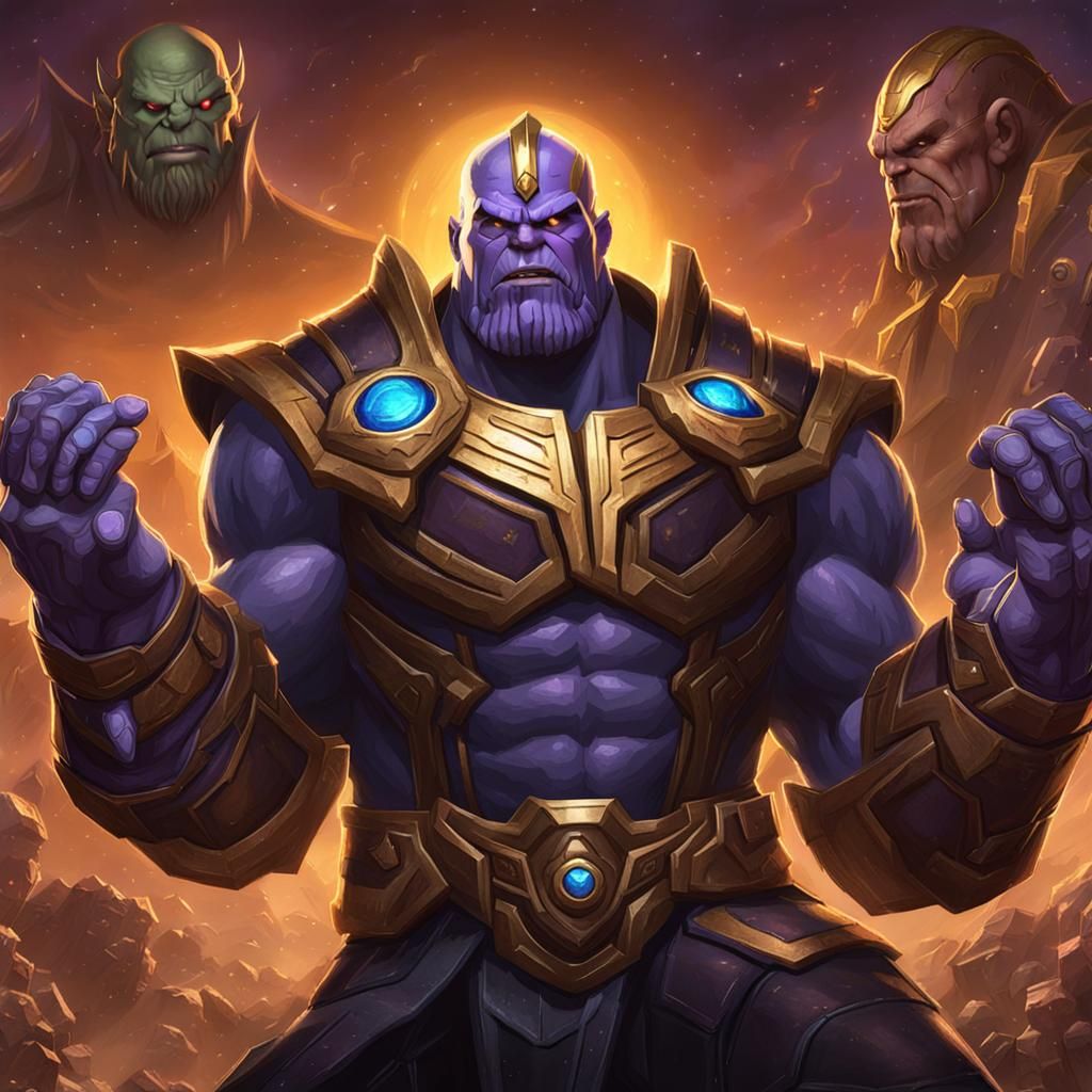Thanos Enters the World of Warcraft