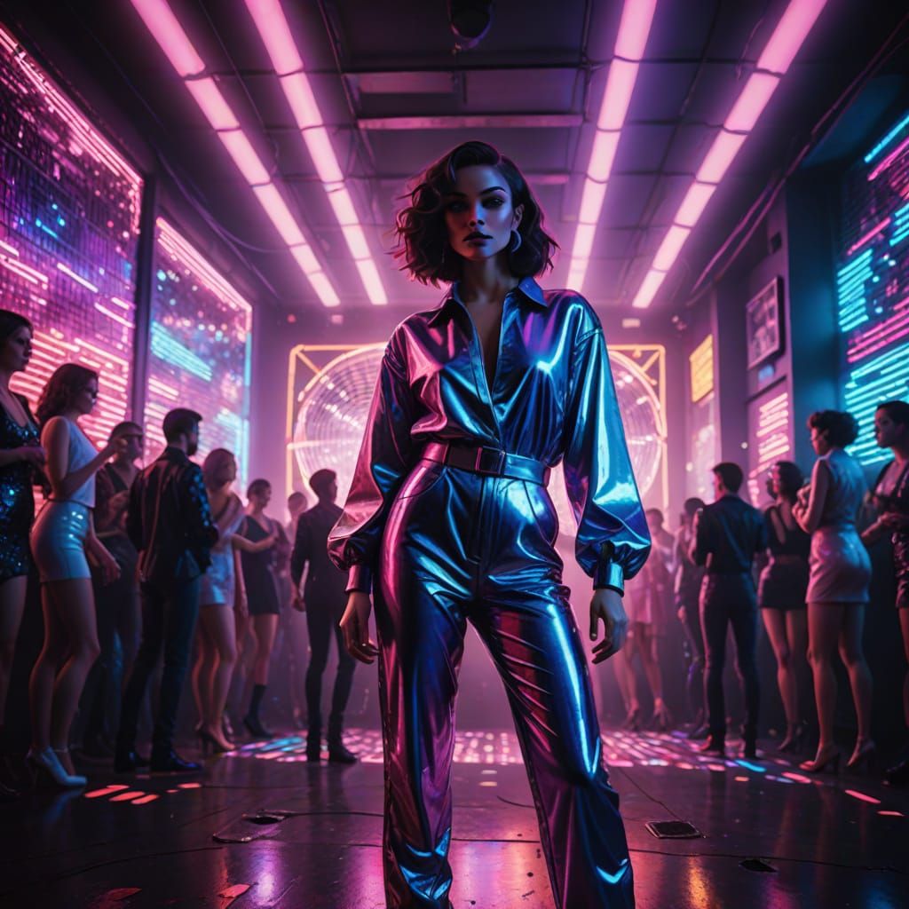 Neon Nights Disco Dancer