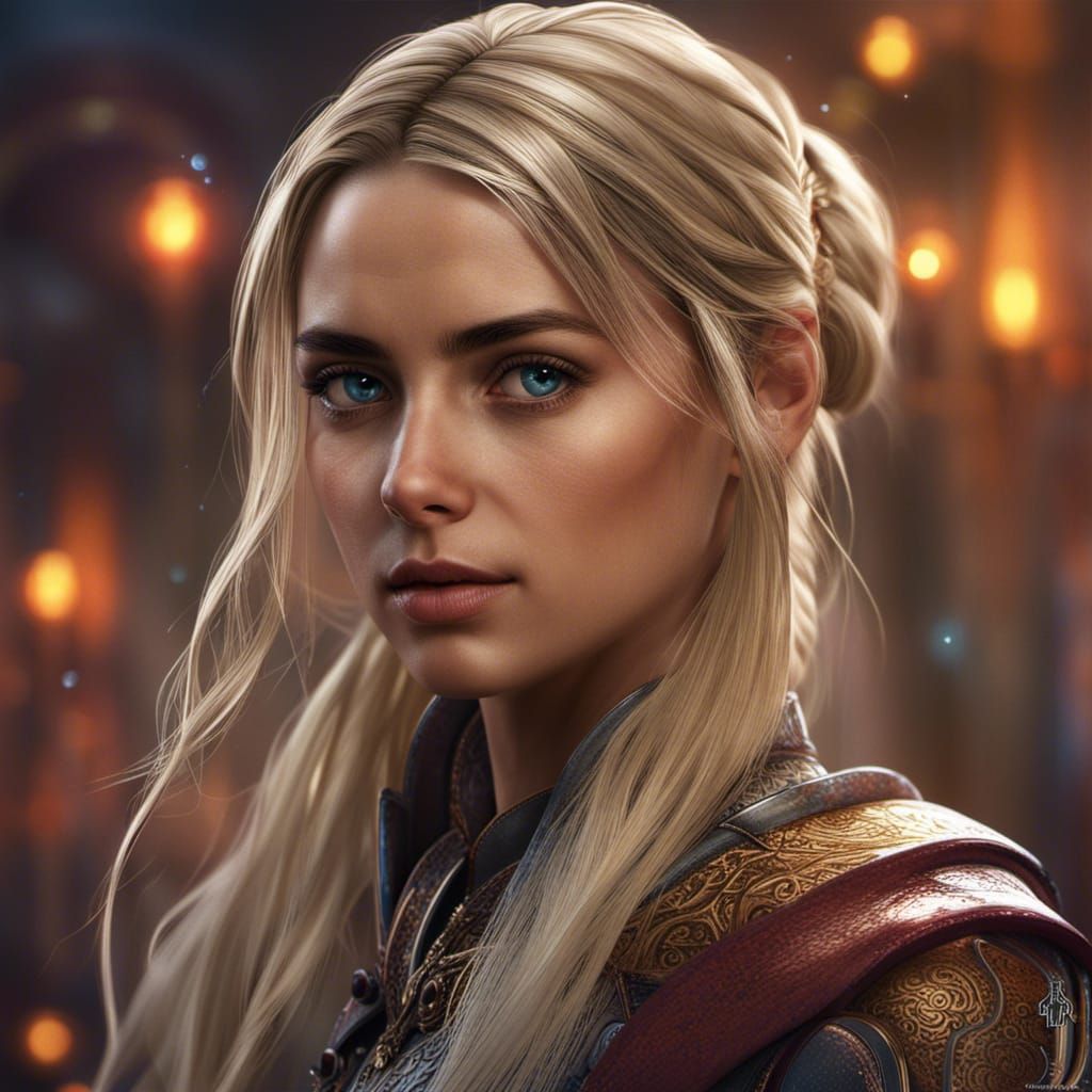 Ana De Armas as Young Fantasy Mage