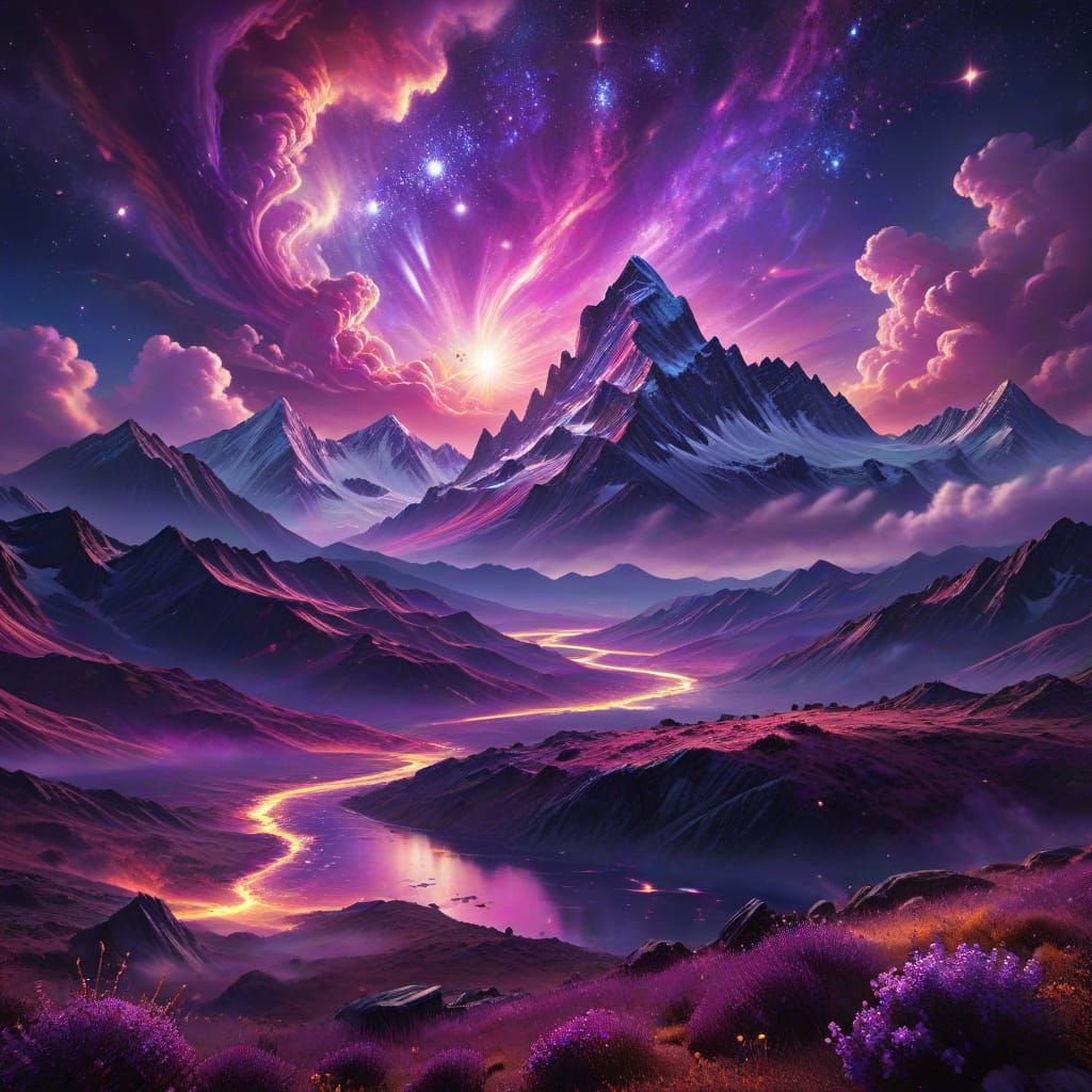 Ethereal Cosmic Landscape in Holographic Mixed Media