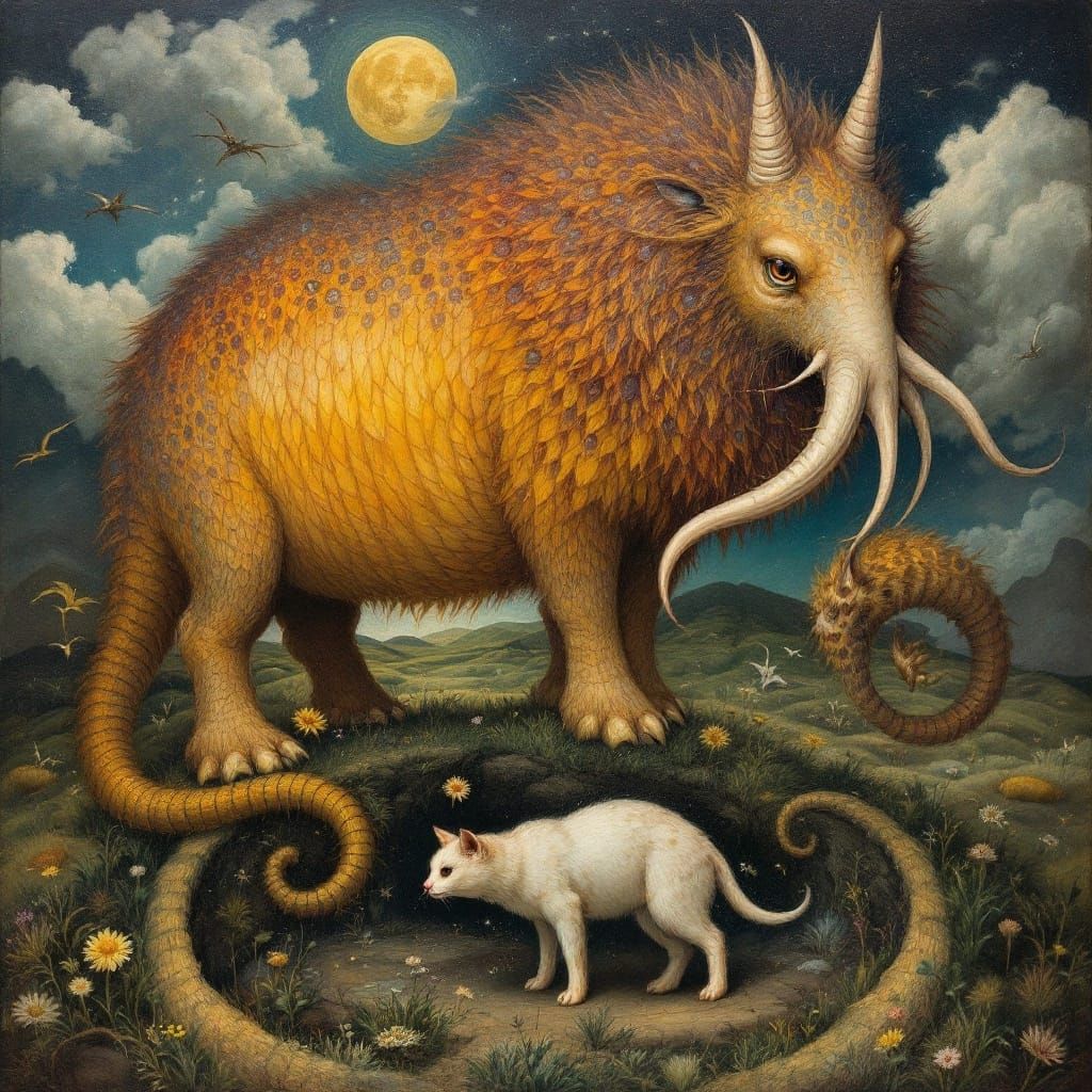 Surreal Oil Paintings of Fantastical Creatures