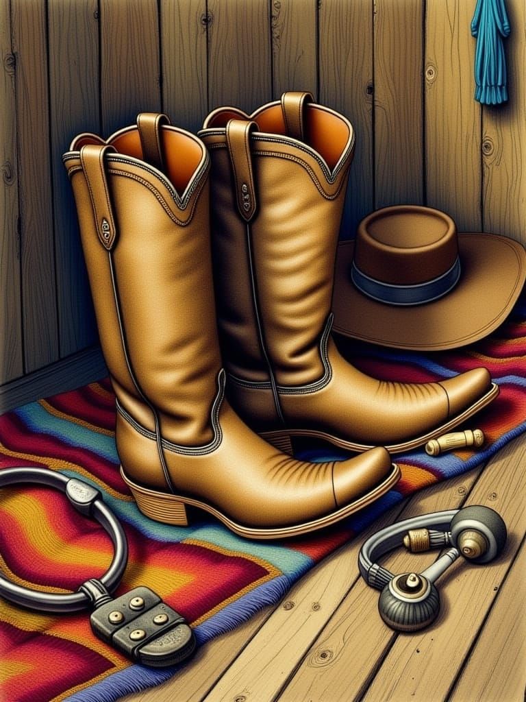 COWBOY HAT AND BOOTS 20