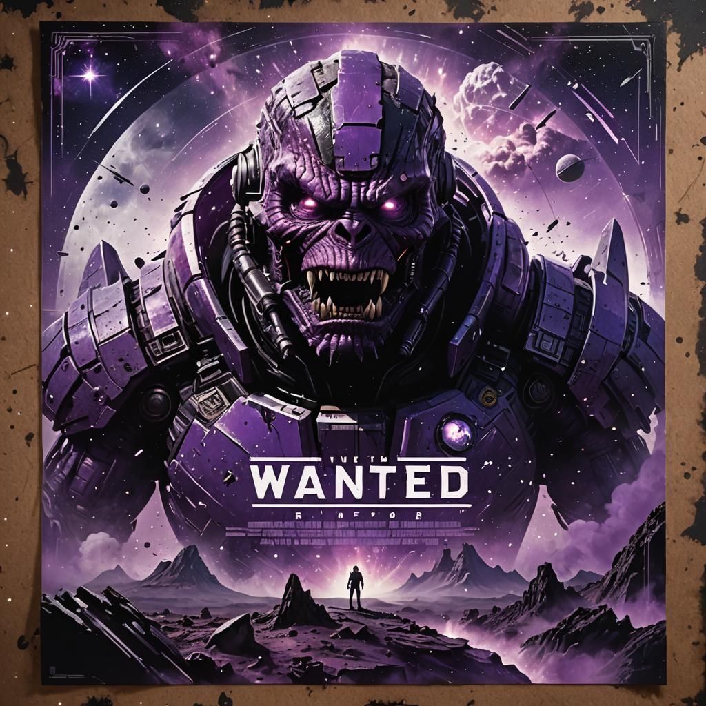 WANTED interstellar saboteur Purple Zack