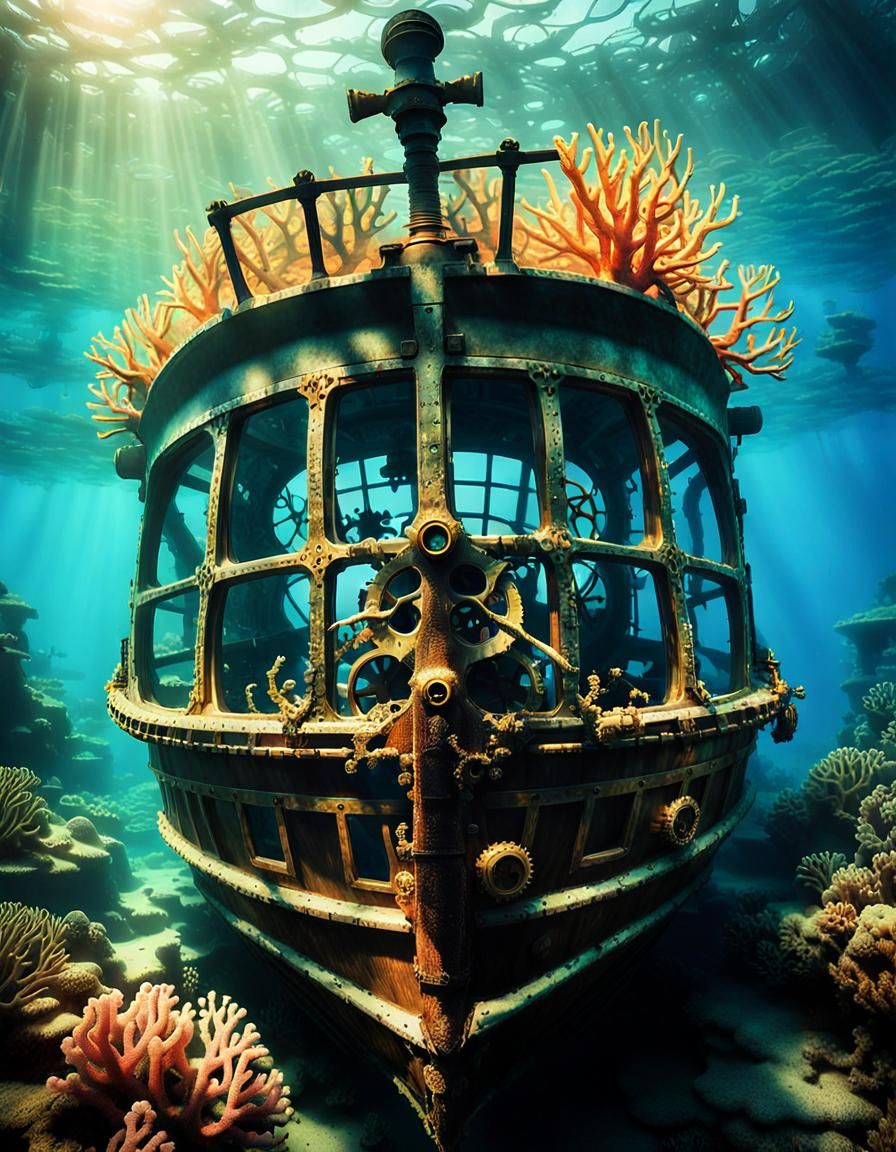 Steampunk Shipwreck v15