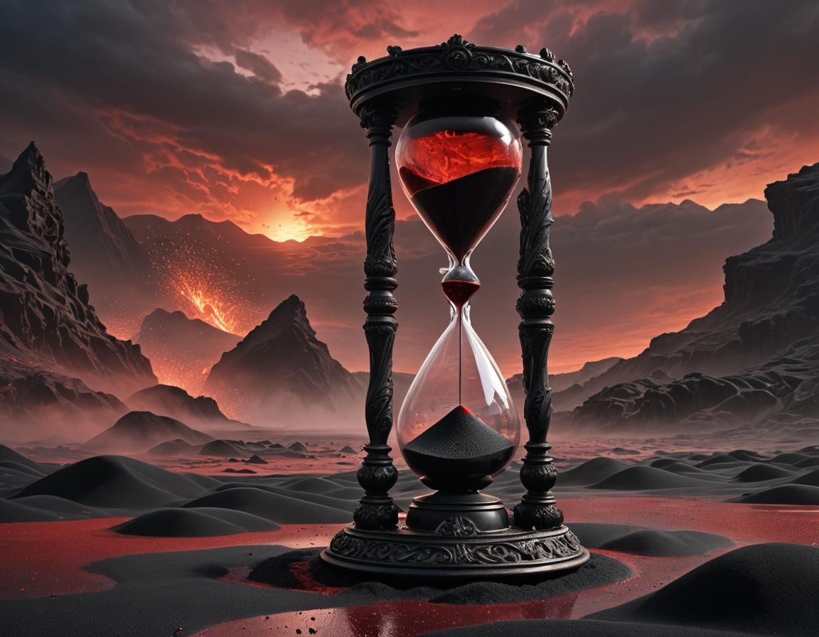Ethereal Hourglass on Brink of Doom