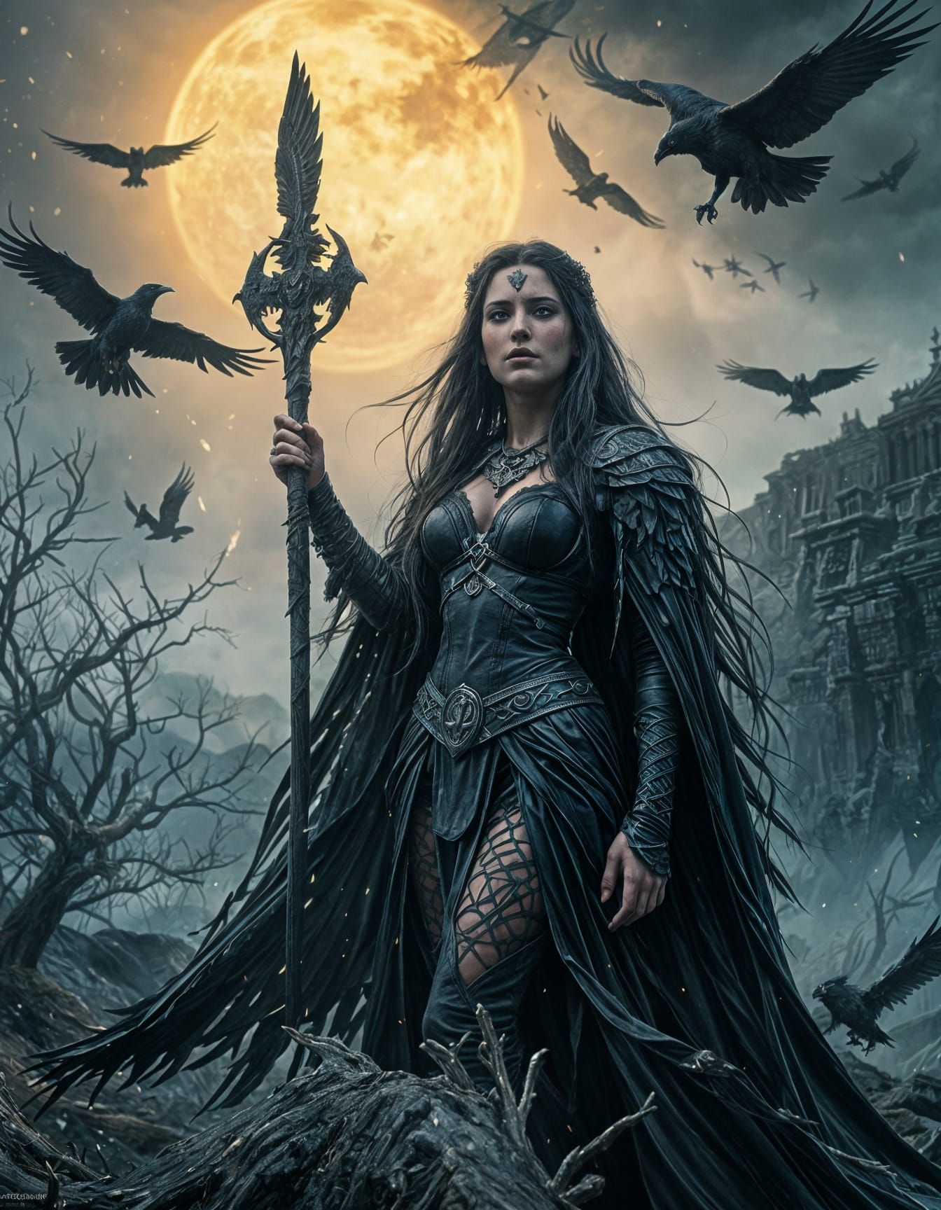 Morrigan, Celtic Goddess of Death and War