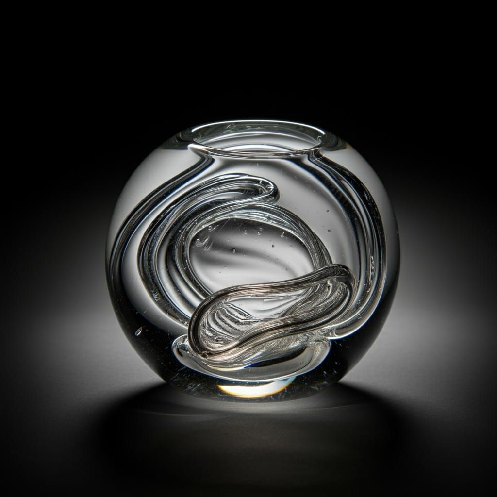 Ethereal Glass Bubble in Photorealistic Style