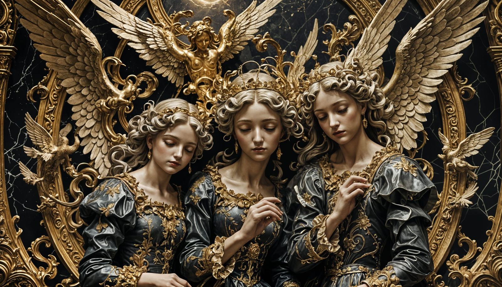 Heavenly Chaos in Detailed Digital Art