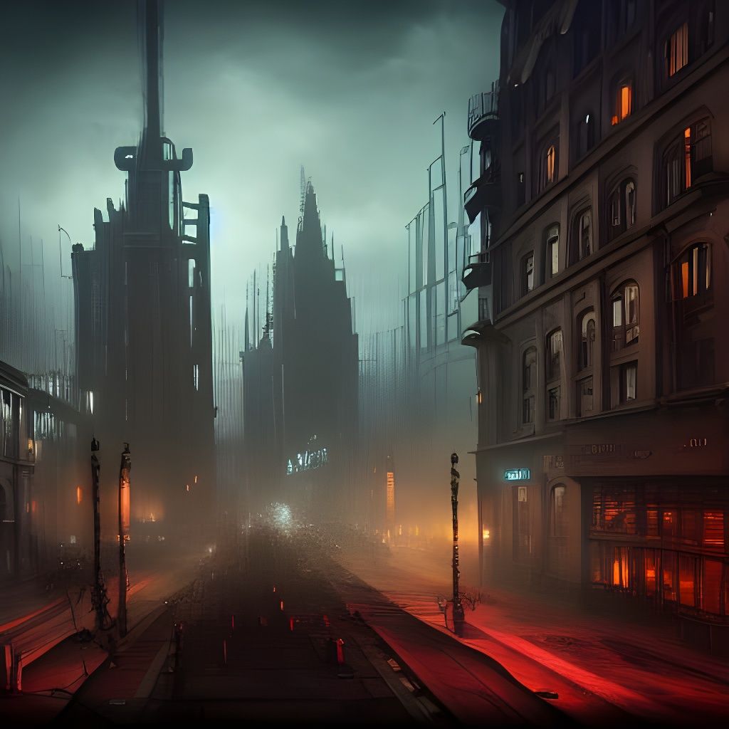 Haunted Dieselpunk City