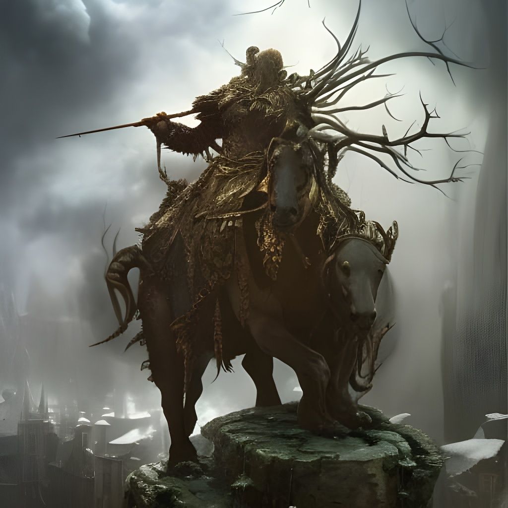 Jadis the White Witch: Detailed Oil Painting