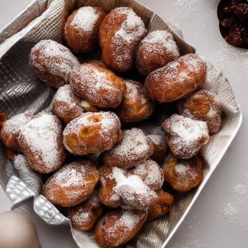 Oliebollen with Raisins: Professional Photography